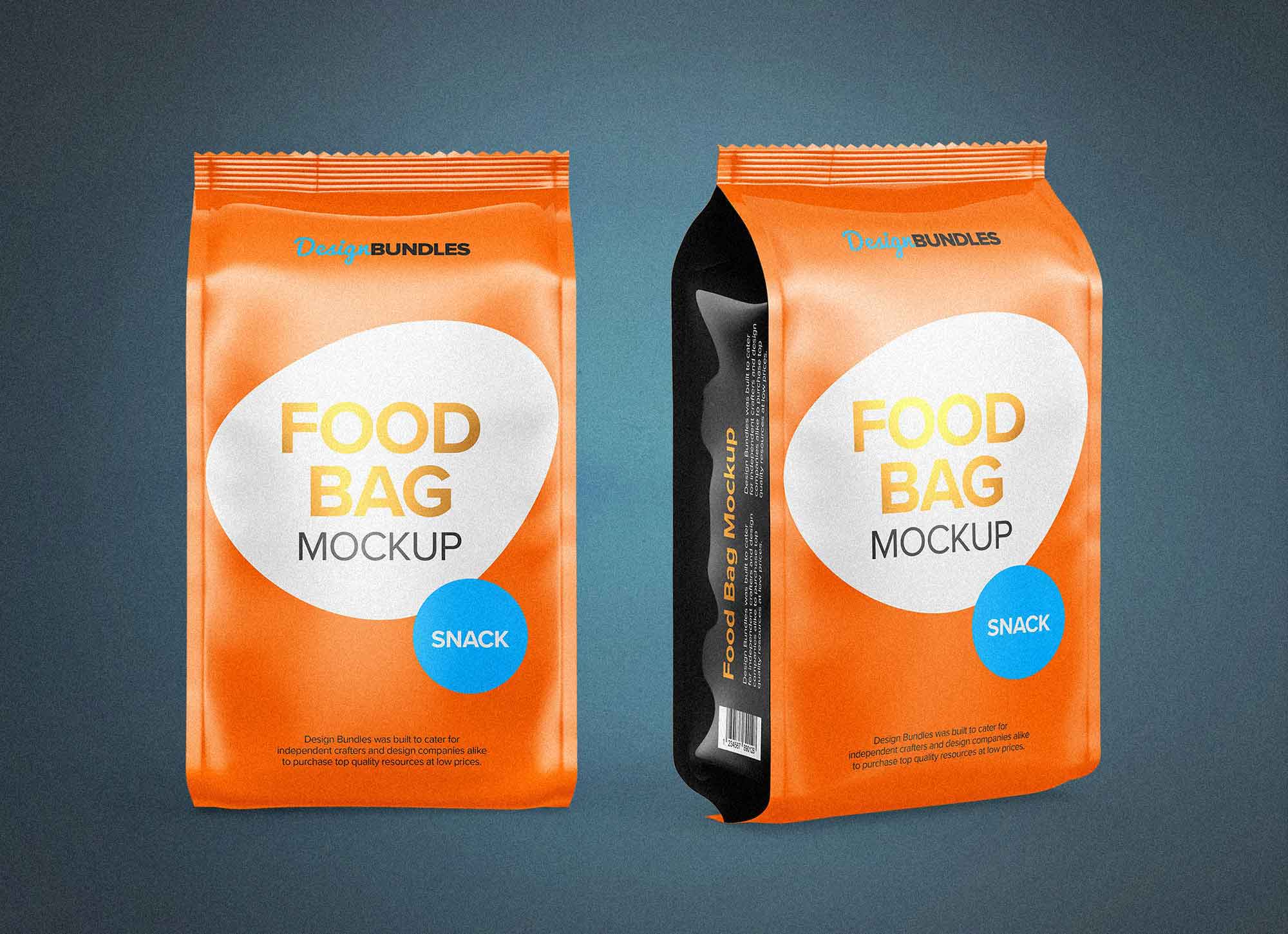 food bag mockup
